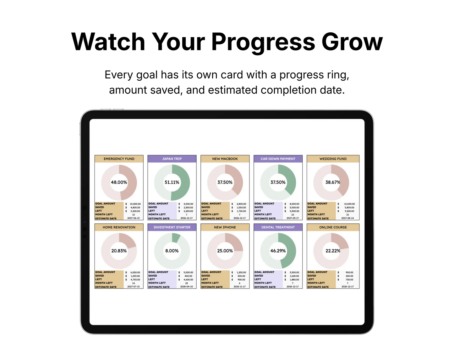 Savings Tracker